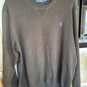 Polo by Ralph Lauren Men's Black Crewneck Sweater